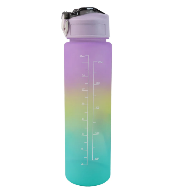 Motivational spotex Water Bottle Rainbow Color 1000 ml